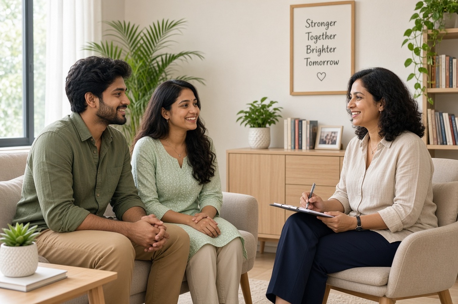 Discussing relationship concerns in therapy